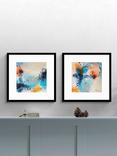 John Lewis Natasha Barnes 'Promise' Abstract Framed Print & Mount, Set of 2, 61.5 x 61.5cm, Blue/Multi