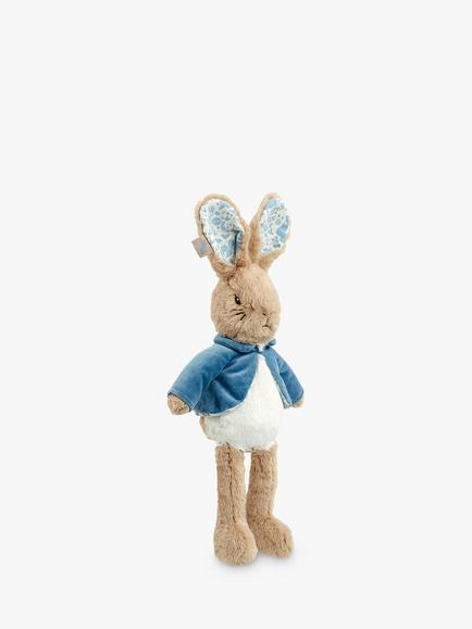Rainbow Designs Signature Peter Rabbit Soft Toy, Blue/Multi