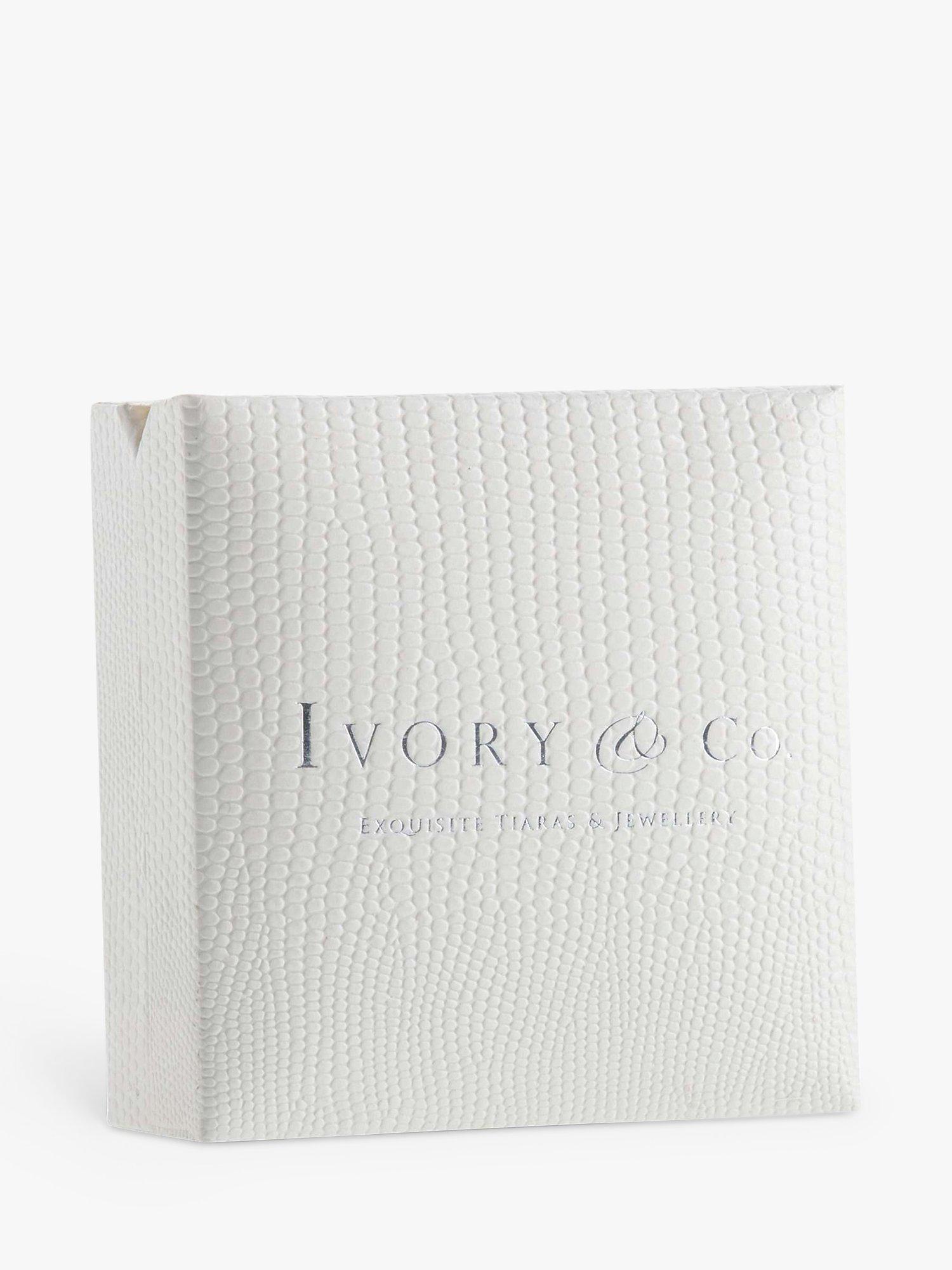 Product image 7 of 7, which shows Ivory & Co. Belmont Cubic Zirconia Pendant Necklace, Gold