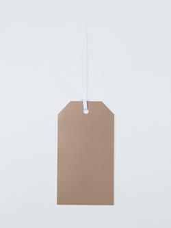 John Lewis Metallic Luggage Gift Tags, Pack of 5, Multi