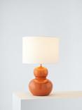 John Lewis + Matthew Williamson Curved Ceramic Lamp Base, H31cm