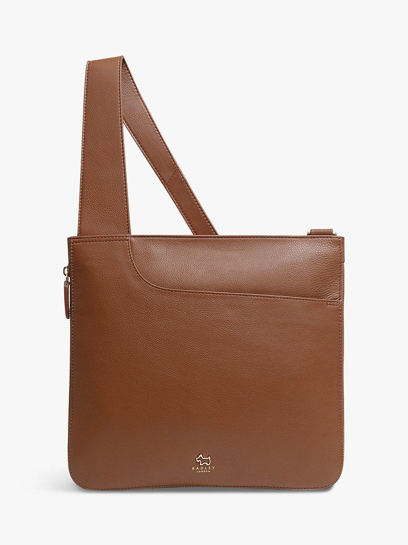 Radley Pocket Bag Leather Large Cross Body Bag, Tortoise