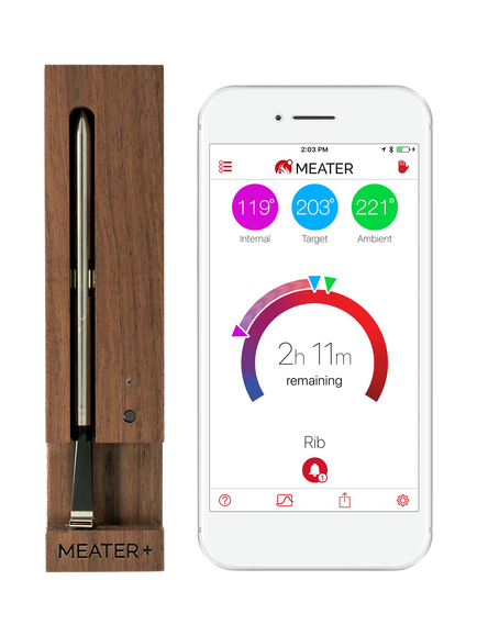 MEATER Plus BBQ Wireless Smart Meat Thermometer - view 2, Stainless Steel