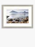 John Lewis Mike Shepherd 'Cuillin Mountains' Framed Print & Mount, 57 x 77cm, Blue/Multi