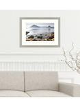 John Lewis Mike Shepherd 'Cuillin Mountains' Framed Print & Mount, 57 x 77cm, Blue/Multi