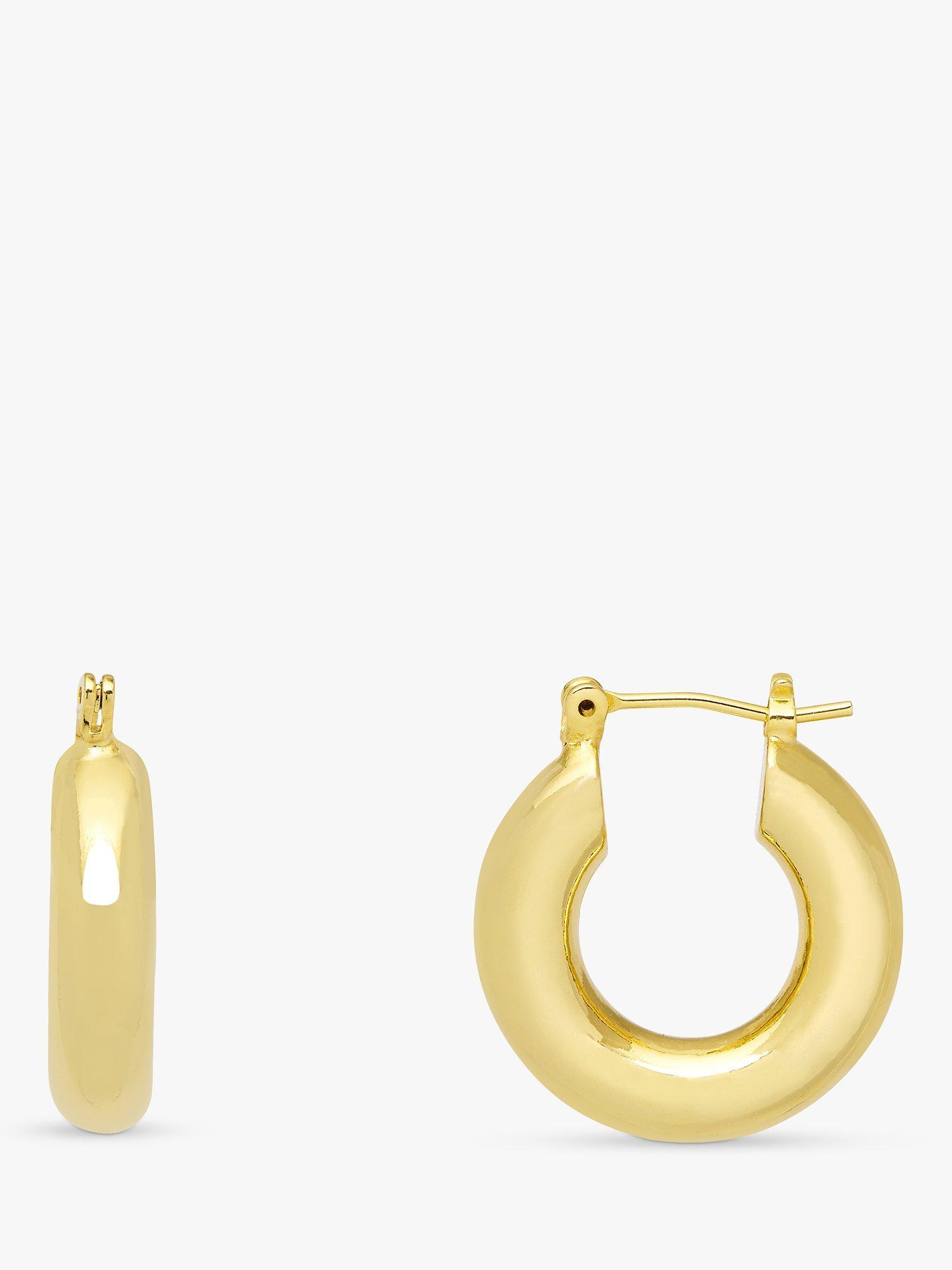 Estella Bartlett The Edit Mini Chunky Hoop Earrings, Gold