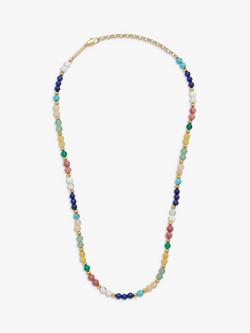 Estella Bartlett Gemstones Beaded Necklace, Multi - view 2, Multi