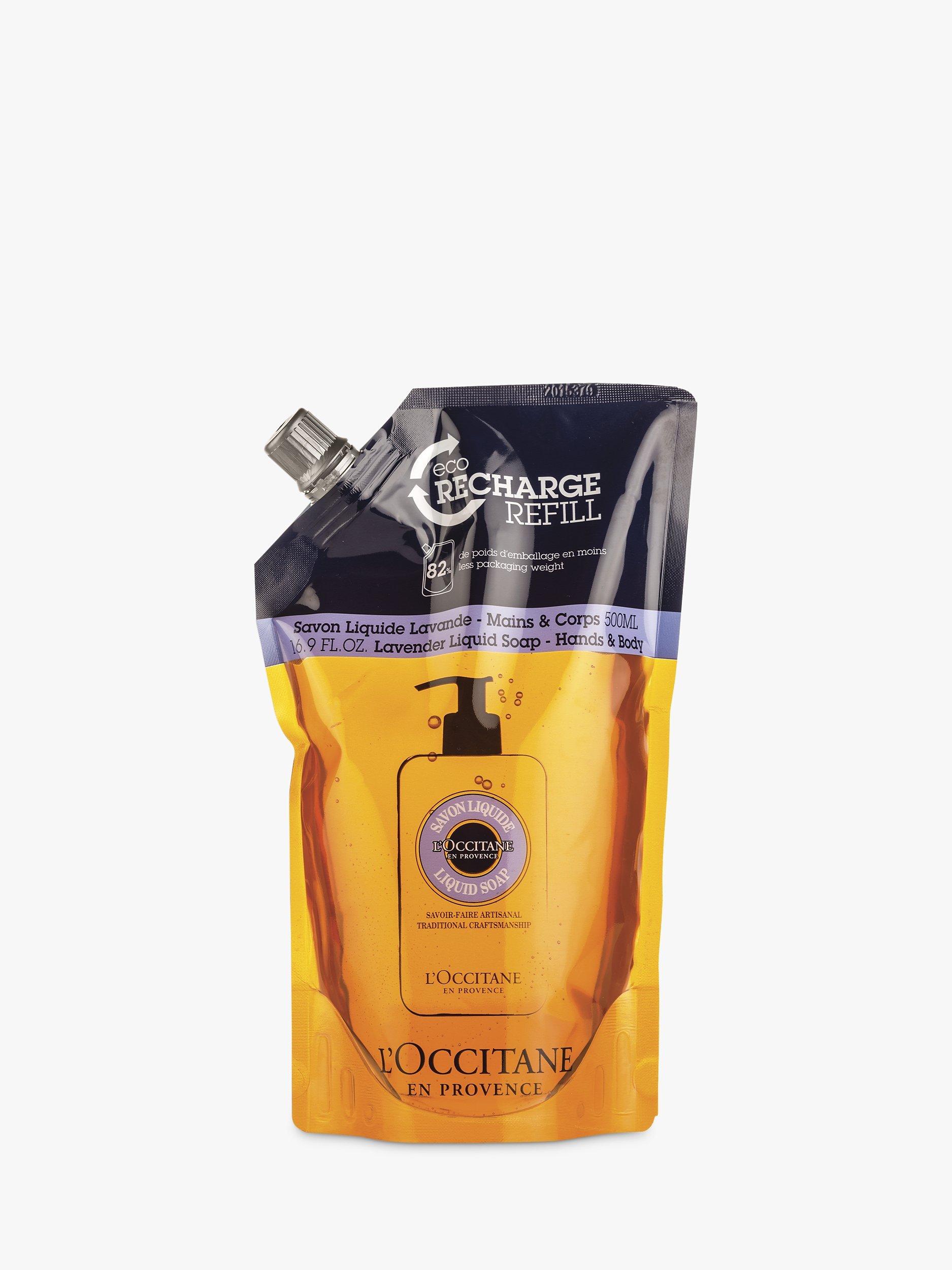 L'OCCITANE Shea Lavender Hands & Body Liquid Soap Refill, 500ml