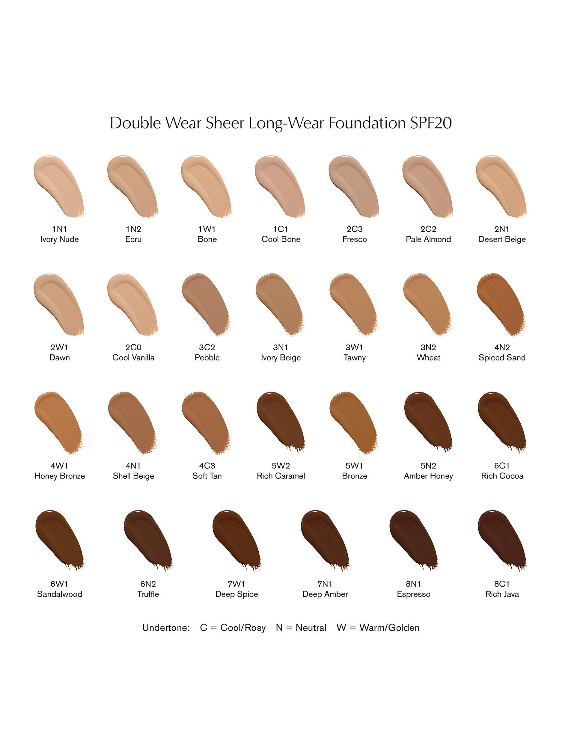 Product image 6 of 9, which shows Estée Lauder Double Wear Sheer Long-Wear Makeup SPF 20, 2N1 Desert Beige