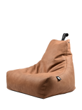 Extreme Lounging Mighty Faux Leather Bean Bag, Tan
