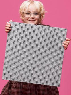 LEGO Classic 11024 Grey Baseplate - view 2, 