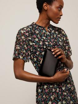 John Lewis Stella Clutch Bag - view 2, Black