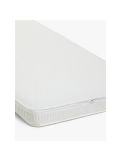 John Lewis Pocket Spring Cot Mattress, 120 x 60cm - view 2, White