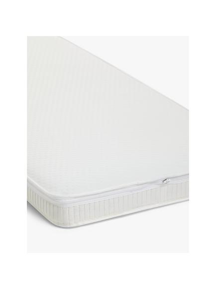 John Lewis Pocket Spring Cotbed Mattress, 132 x 70cm - view 2, White