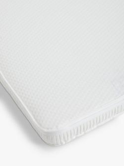 John Lewis Pocket Spring Cotbed Mattress, 140 x 70cm - view 2, White