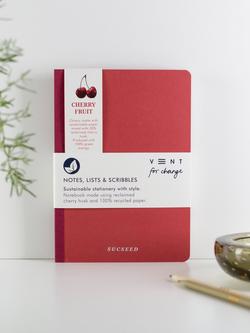 VENT for Change Sucseed Cherry Notebook, Cherry