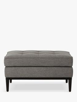 Swyft Model 02 Chaise Piece/Footstool, Shadow Linen