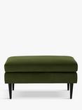Swyft Model 01 Chaise Piece/Footstool, Vine Velvet