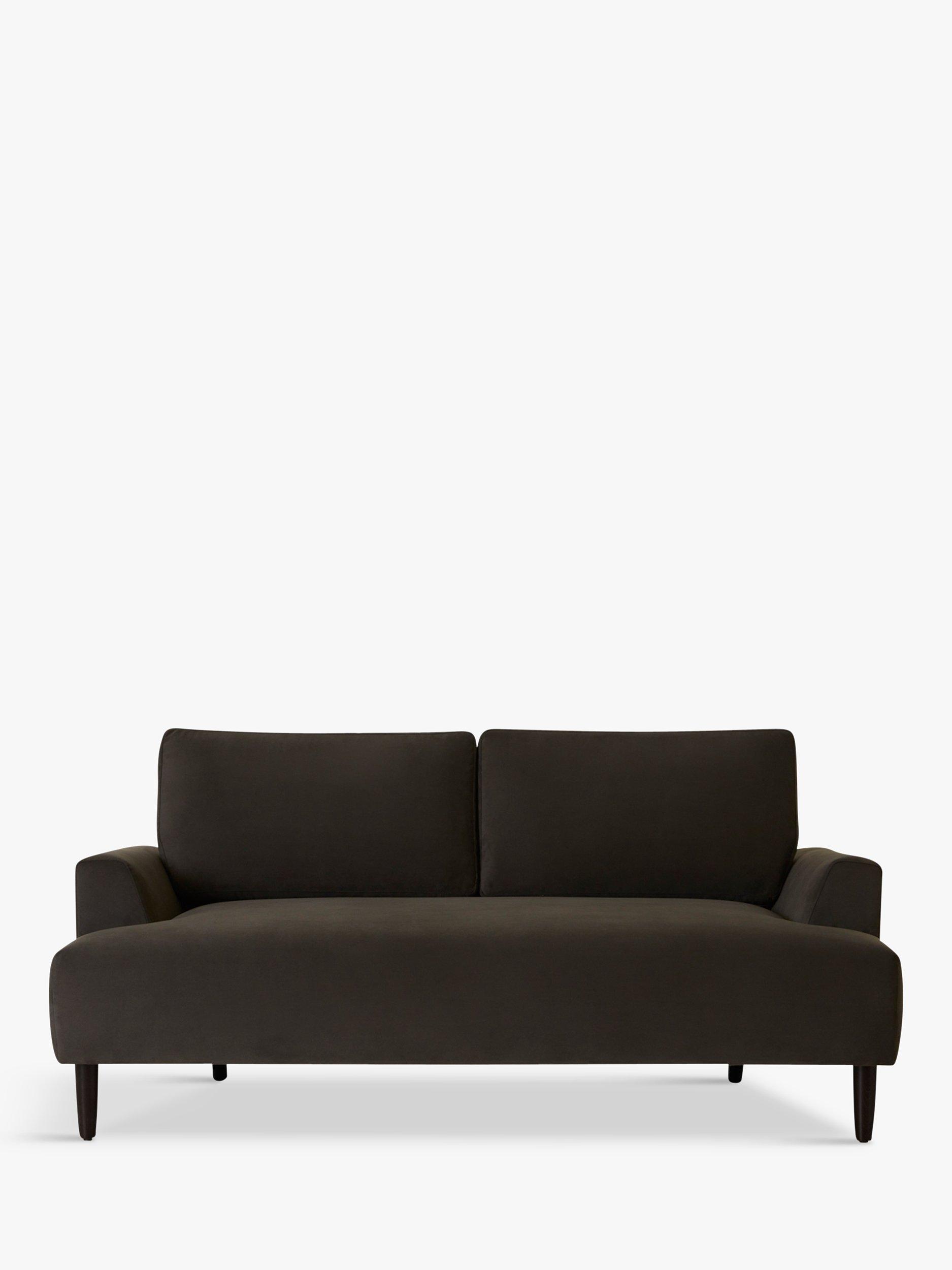 Model 05 Range, Swyft Model 05 Medium 2 Seater Sofa, Charcoal Velvet