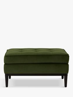 Swyft Model 02 Chaise Piece/Footstool, Vine Velvet