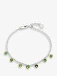 Under the Rose Birthstone Chrysoprase Chain Bracelet