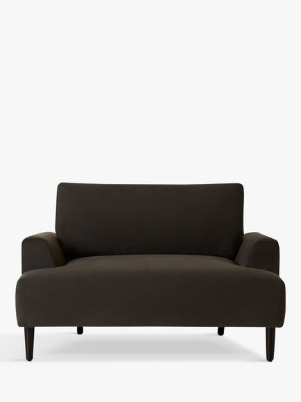 Swyft Model 05 Loveseat, Charcoal Velvet