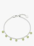 Under the Rose Birthstone Peridot Chain Bracelet