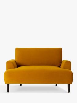 Swyft Model 05 Loveseat, Mustard Velvet