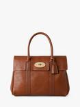 Mulberry Bayswater Natural Vegetable Tan Leather Shoulder Bag, Oak