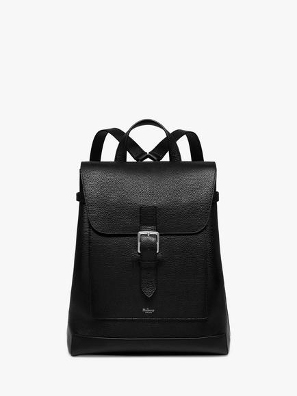 Mulberry Chiltern Small Classic Grain Leather Backpack, Black