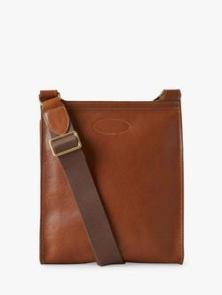 Mulberry Antony Natural Vegetable Tan Leather Messenger Bag - view 2, Oak