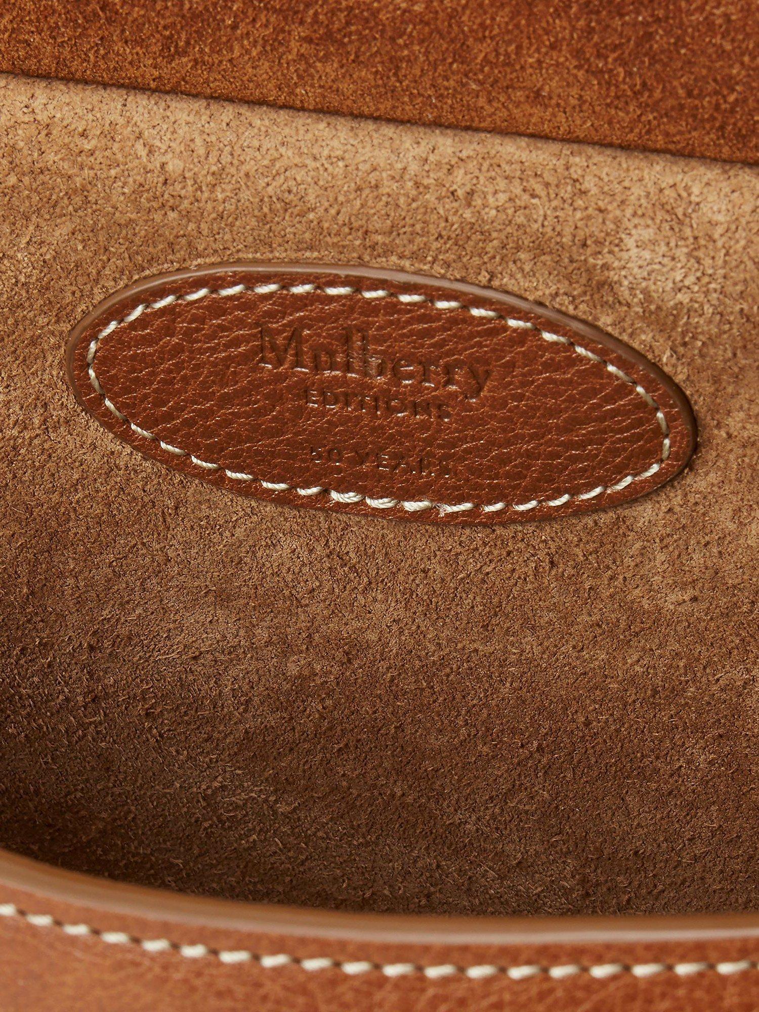 Product image 5 of 5, which shows Mulberry Antony Natural Vegetable Tan Leather Messenger Bag, Oak