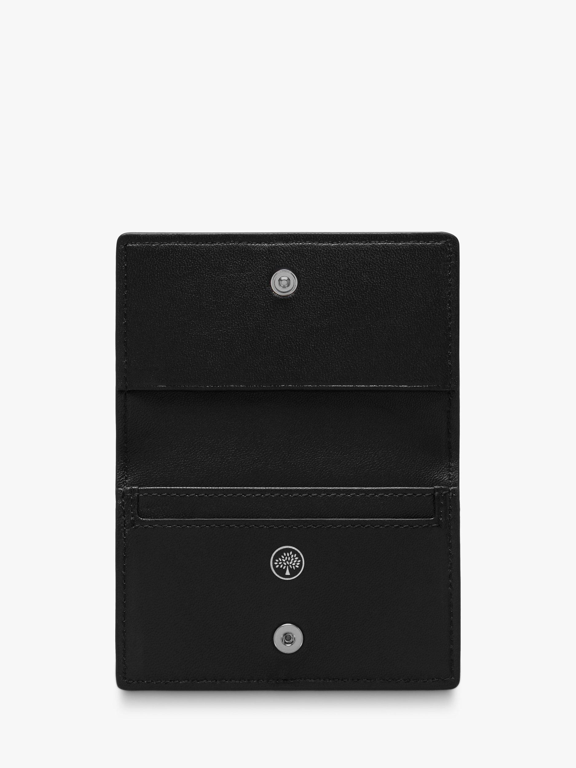 Product image 2 of 2, which shows Mulberry Small Classic Grain Leather Card Wallet, Black