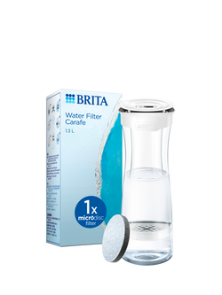 BRITA Water Filter Carafe, 1.3L, Clear, Clear