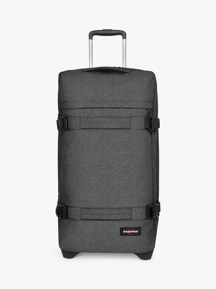 Eastpak Transit'R 2-Wheel 67cm Medium Suitcase, Black Denim