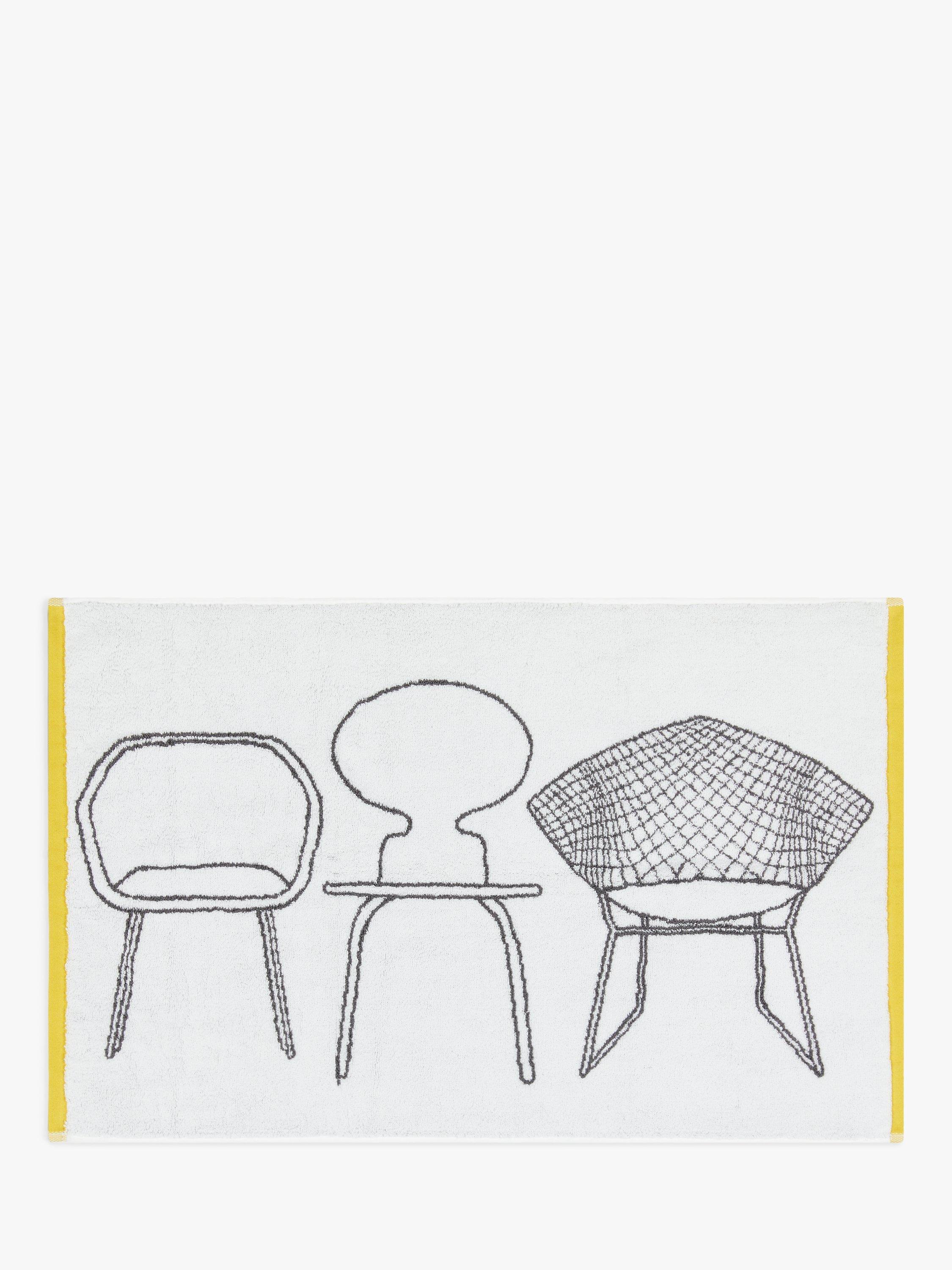 Mini Moderns Sitting Comfortably? Bath Mat, Snow