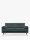 G Plan Vintage The Sixty Five Medium 2 Seater Leather Sofa, Cambridge Petrol Blue