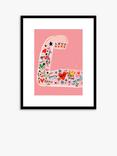 Eleanor Bowmer 'Mum Arm' Framed Print & Mount, 52 x 42cm, Pink/Multi