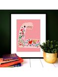 Eleanor Bowmer 'Mum Arm' Framed Print & Mount, 52 x 42cm, Pink/Multi