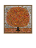 John Lewis Nicky Chubb 'Bright & Beautiful Autumn' Framed Canvas Print & Mount, 86 x 86cm, Orange