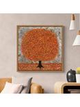 John Lewis Nicky Chubb 'Bright & Beautiful Autumn' Framed Canvas Print & Mount, 84 x 84cm, Orange