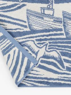 Mini Moderns Whitby Bath Mat - view 2, Washed Denim