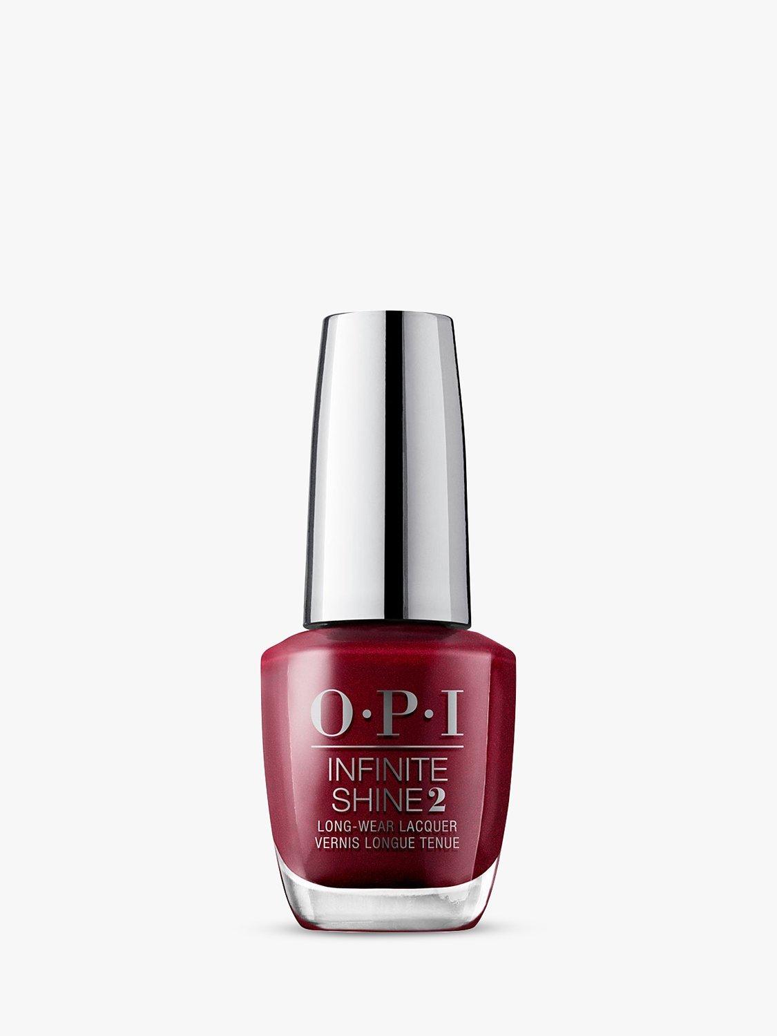 Product image 1 of 4, which shows OPI Infinite Shine Nail Lacquer, Bogota Blackberry