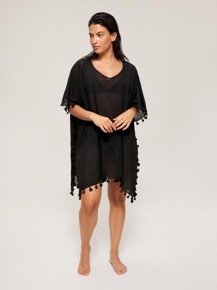 Seafolly Amnesia Kaftan, Black