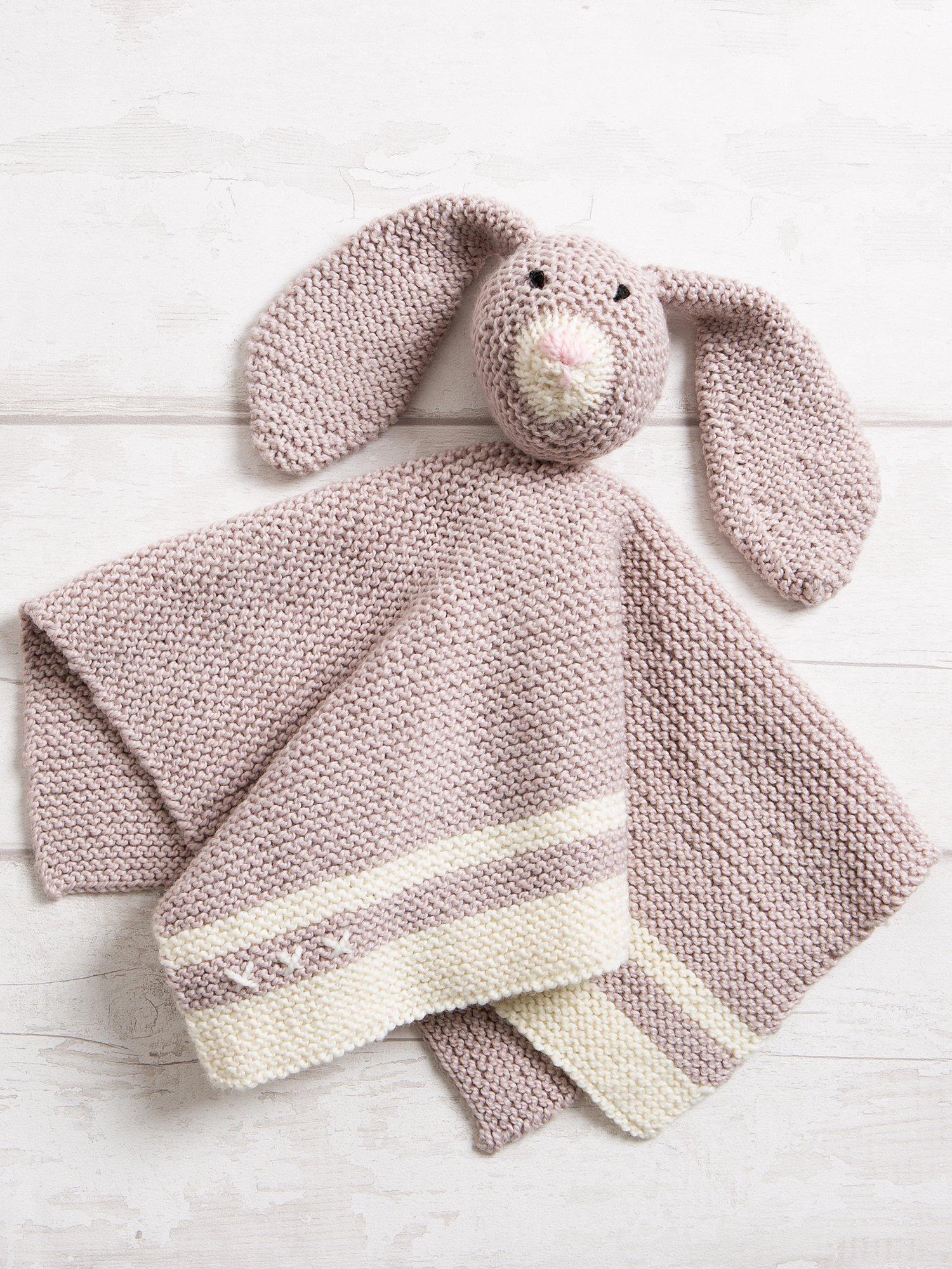 Wool Couture Mabel Bunny Comforter Knitting Kit, Mink