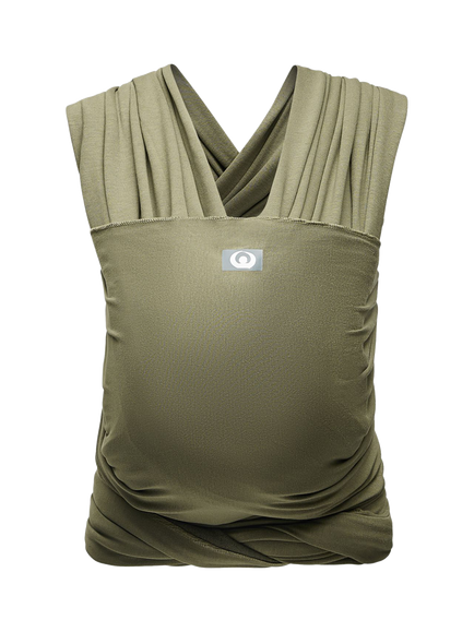 Gaia Baby Organic Cotton Stretchy Wrap Baby Carrier, Forest Green
