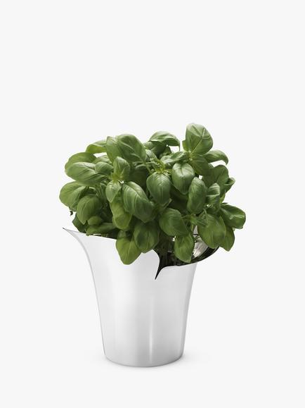 Georg Jensen Bloom Botanica Flower Pot - view 2, Silver