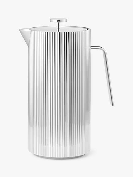 Georg Jensen Bernadotte Stainless Steel Coffee Press, 1L, Silver, Silver