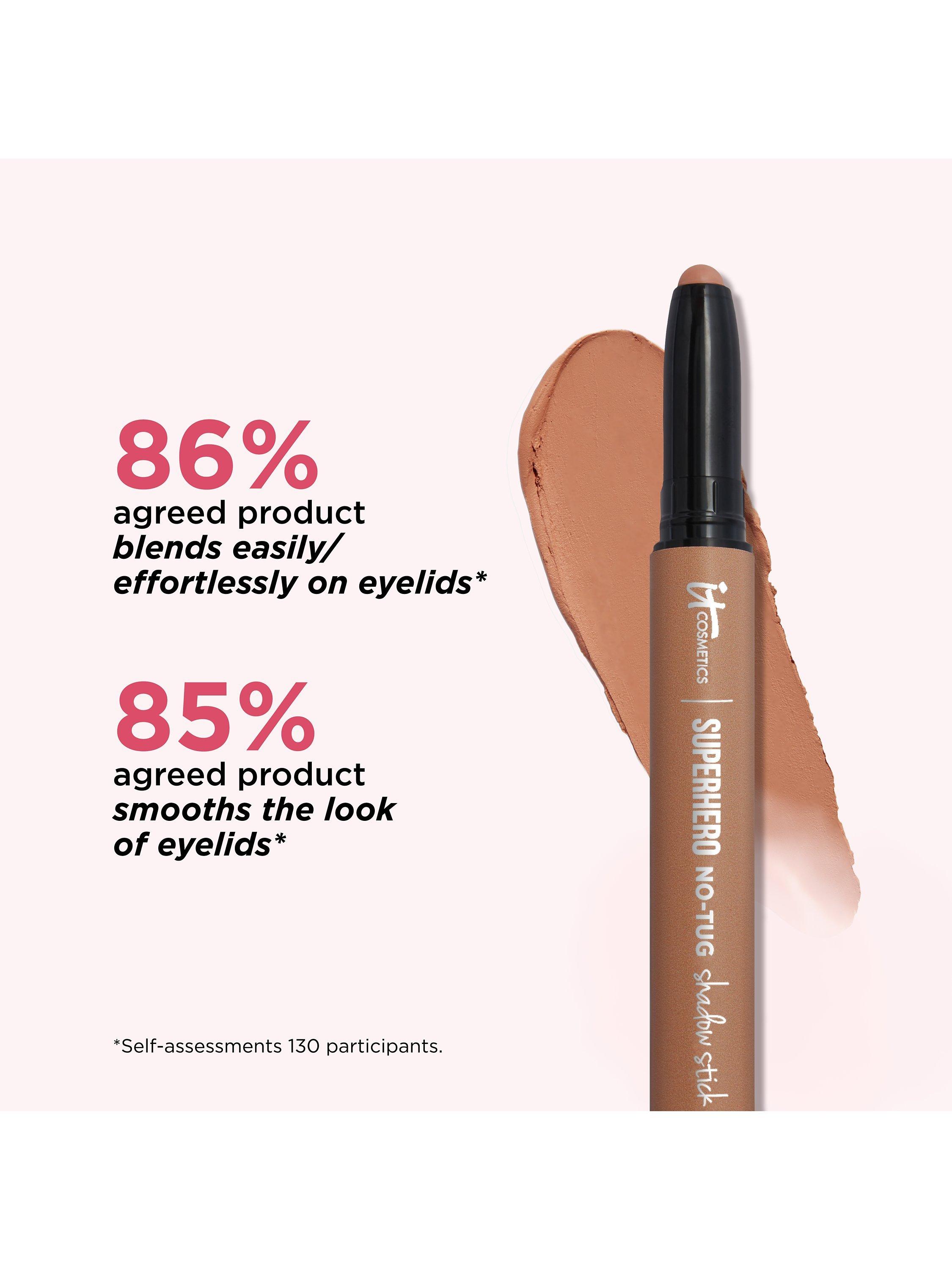 Product image 3 of 3, which shows IT Cosmetics Superhero No-Tug Eyeshadow Stick, Matte, Tough Tan