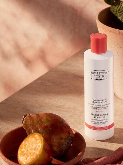 Christophe Robin Regenerating Shampoo with Prickly Pear Oil, 250ml - view 2, 